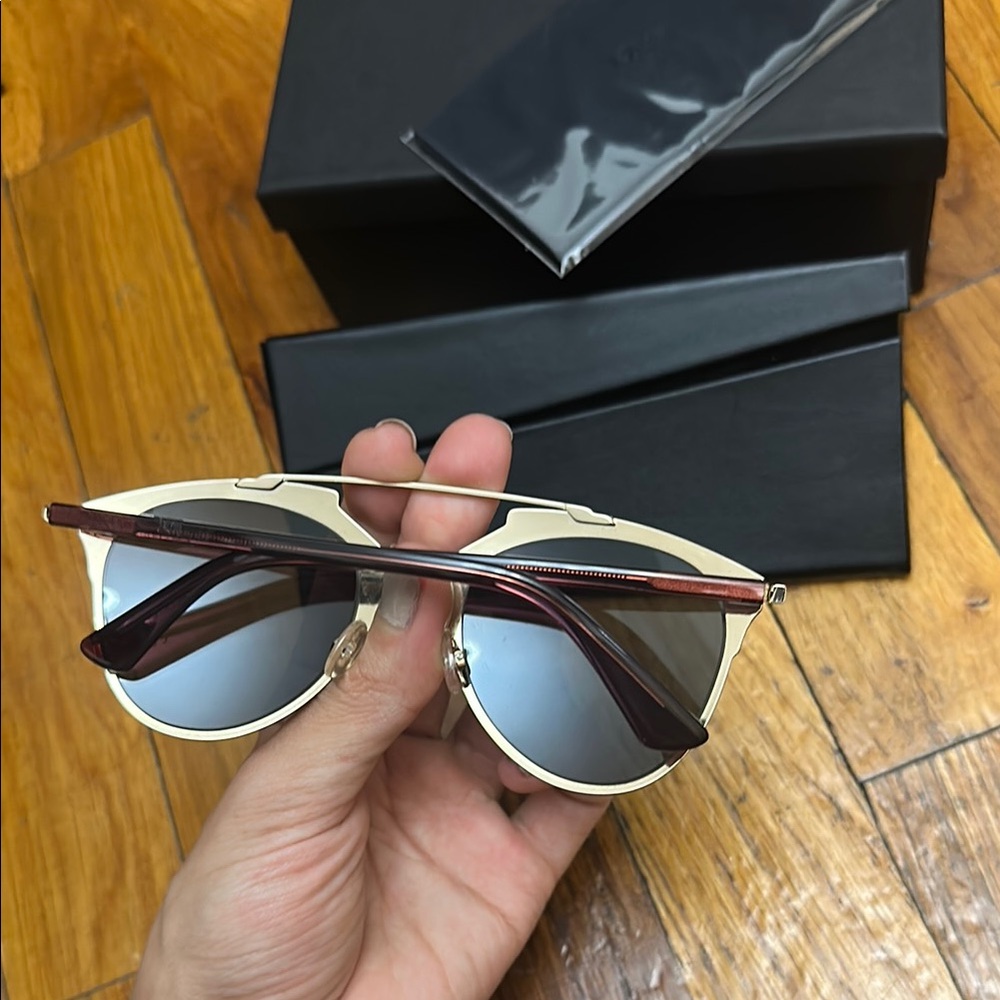 Dior so real pink/gold Sunglasses with Case - Picture 3 of 10